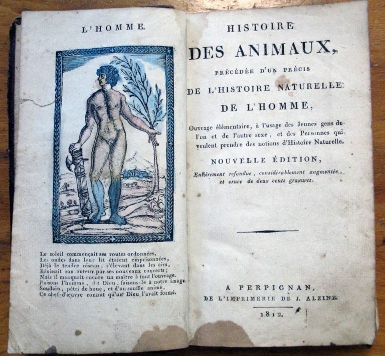 Livre : Histoire des animaux