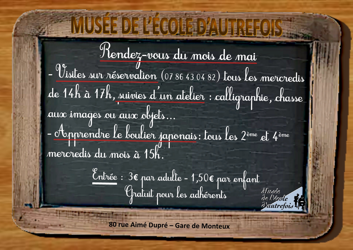 Affiche expo mai 2023